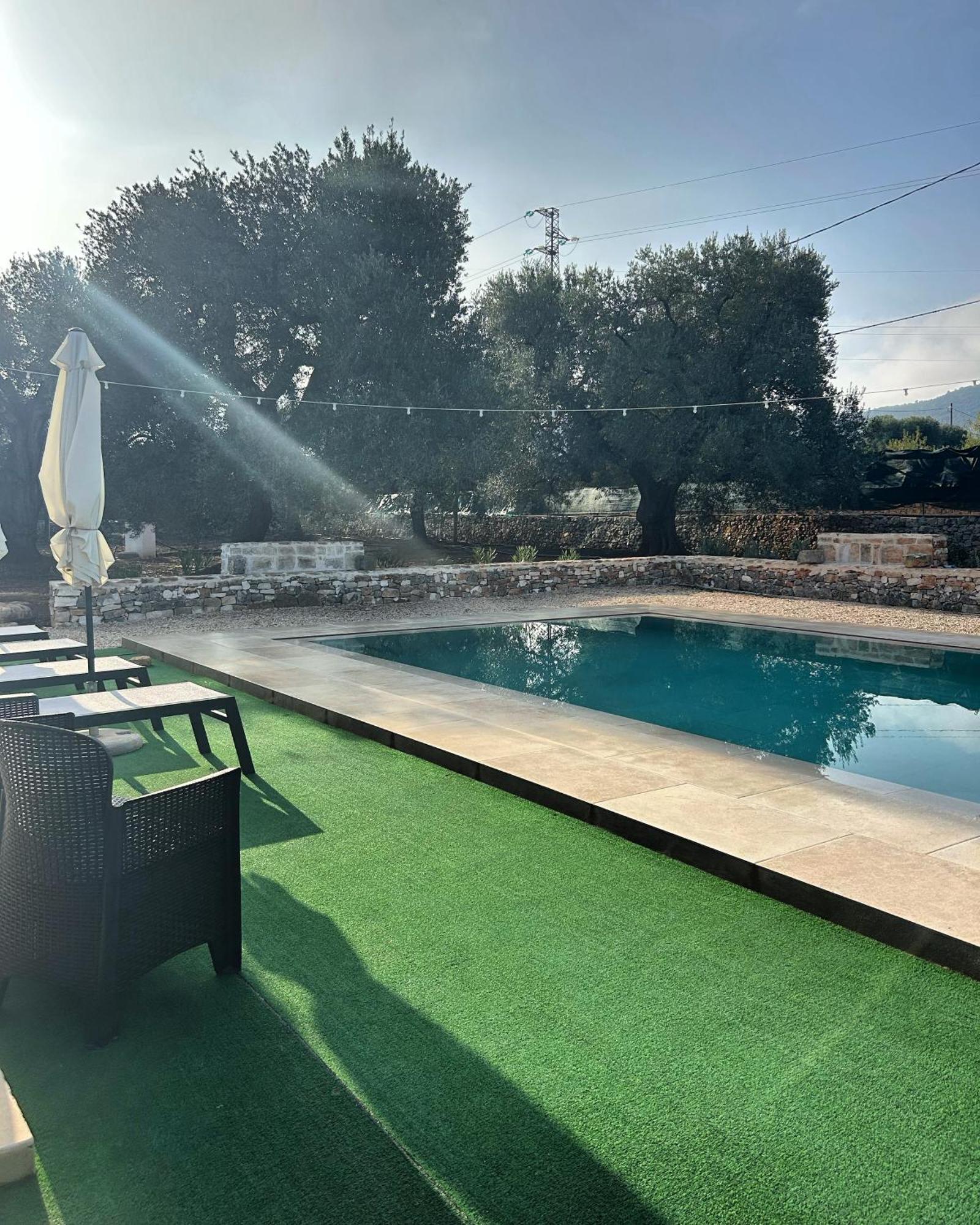 ペッツェ・ディ・グレーコ Il Trullo Di Bina Bed & Breakfast エクステリア 写真